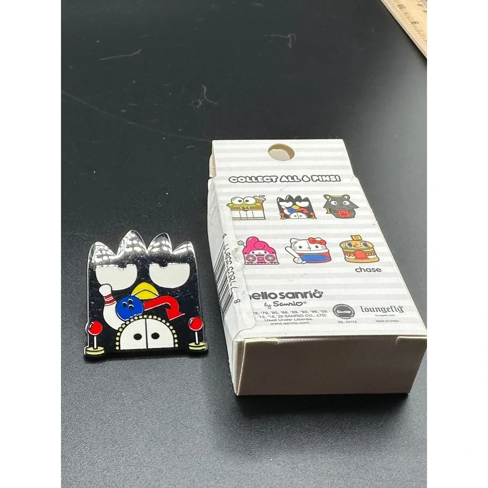 Sanrio Hello Kitty Badtz Maru Bowling Loungefly Pin New Open Box 2020 Crow